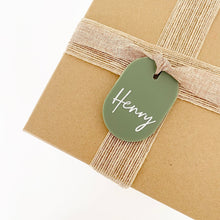 Load image into Gallery viewer, Personalised Oval Gift Tags x 4 2024

