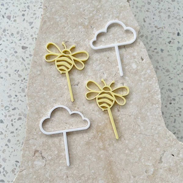 Bubblebee - Cupcake/Food Toppers