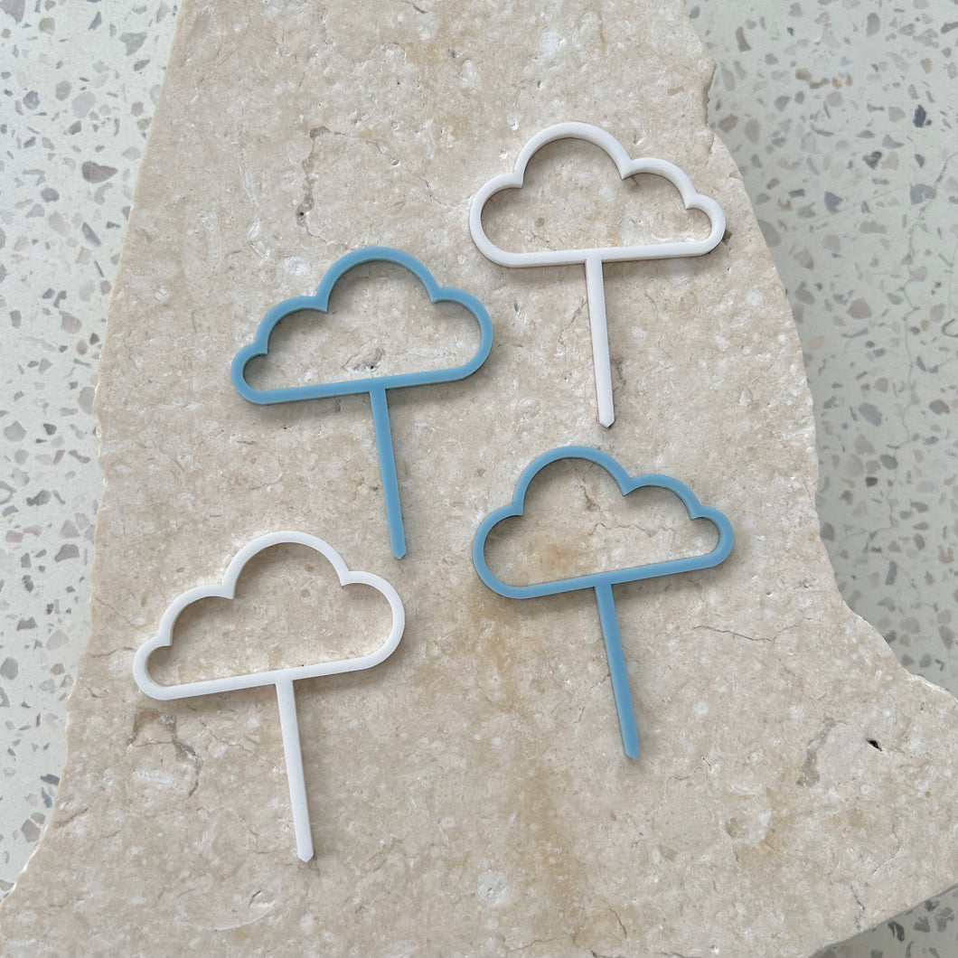 Cloud - Cupcake/Food Toppers